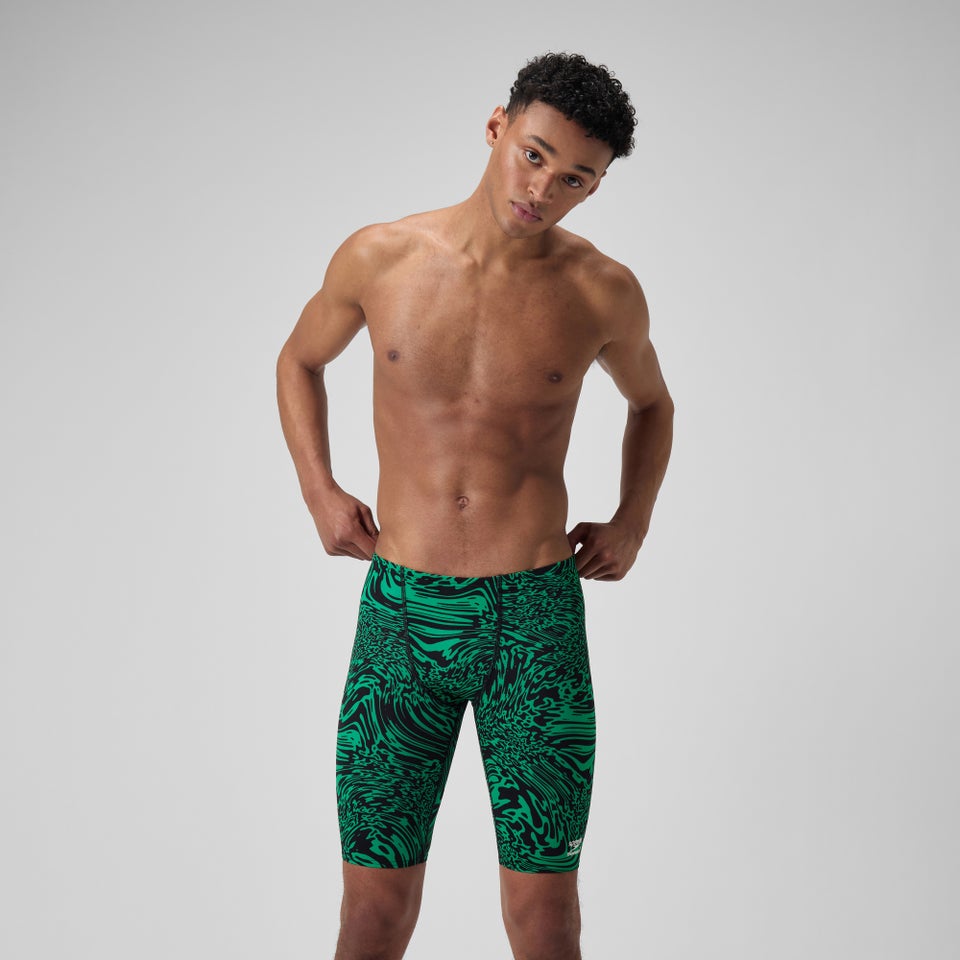 Cuissard de natation vert/noir pour hommes Hydrochasm