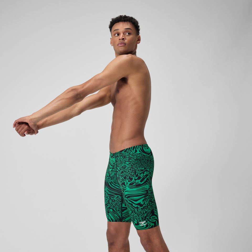 Cuissard de natation vert/noir pour hommes Hydrochasm