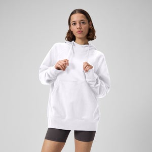 Unisex Fleece Hoodie White - M