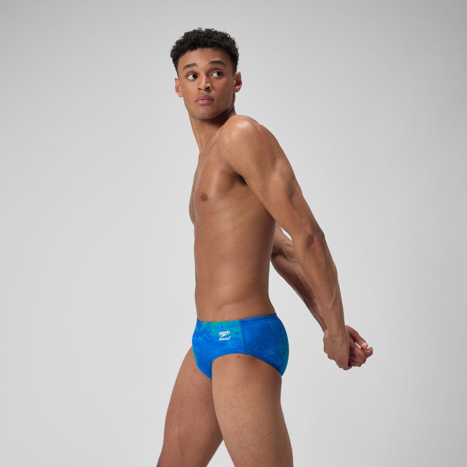 Caleçon boxeur ajusté boxeur ajusté Lunar Storm pour hommes, bleu
