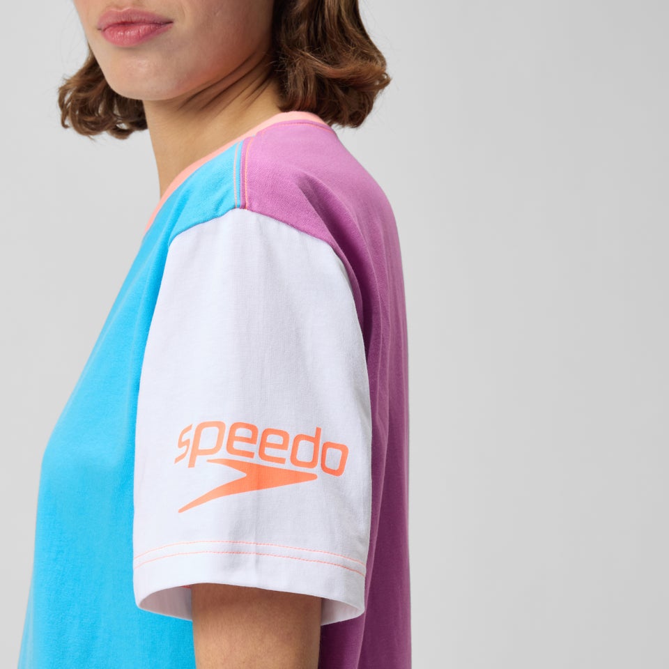 Women's Colorblock Vibe Tee Blue/Purple