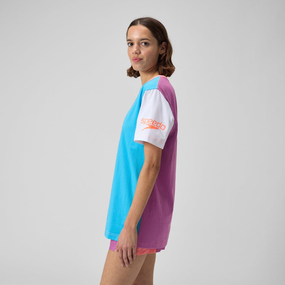 Women's Colorblock Vibe Tee Blue/Purple