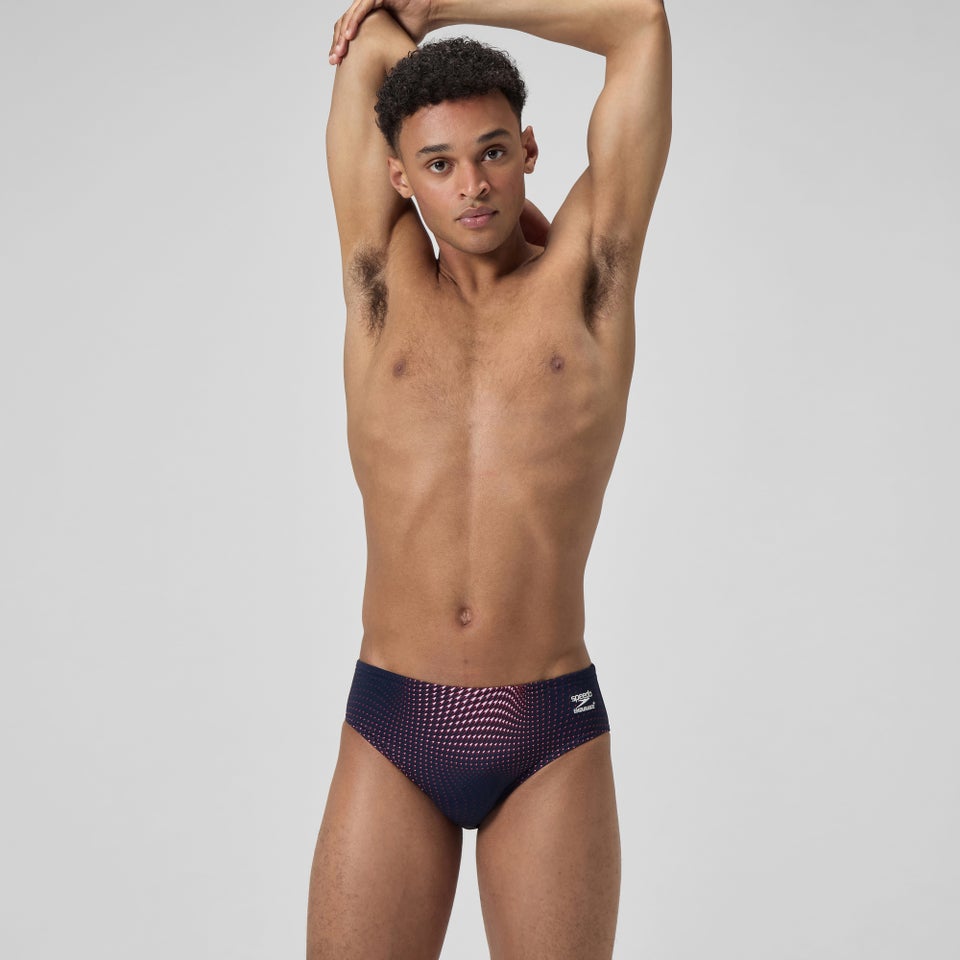 Caleçon bleu marine/rouge pour hommes Flow