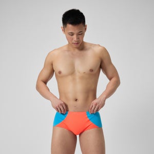 Men's Colorblock Euro Brief Red