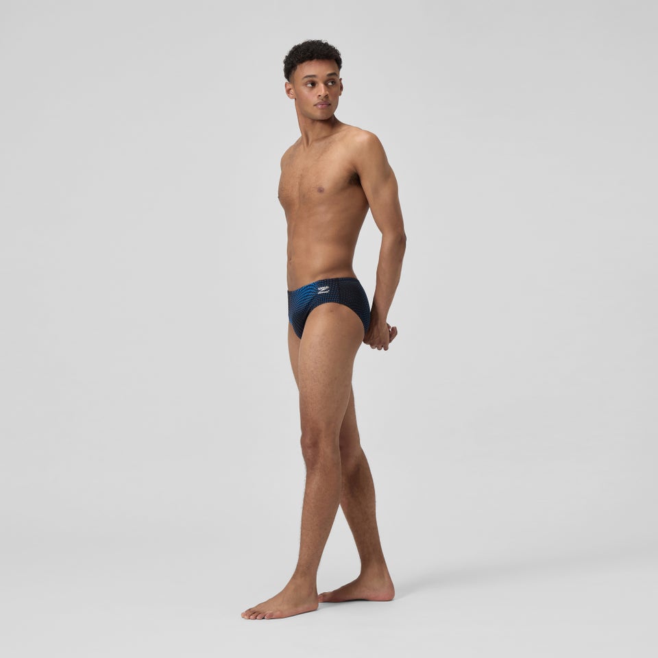 Caleçon noir/bleu pour hommes Flow