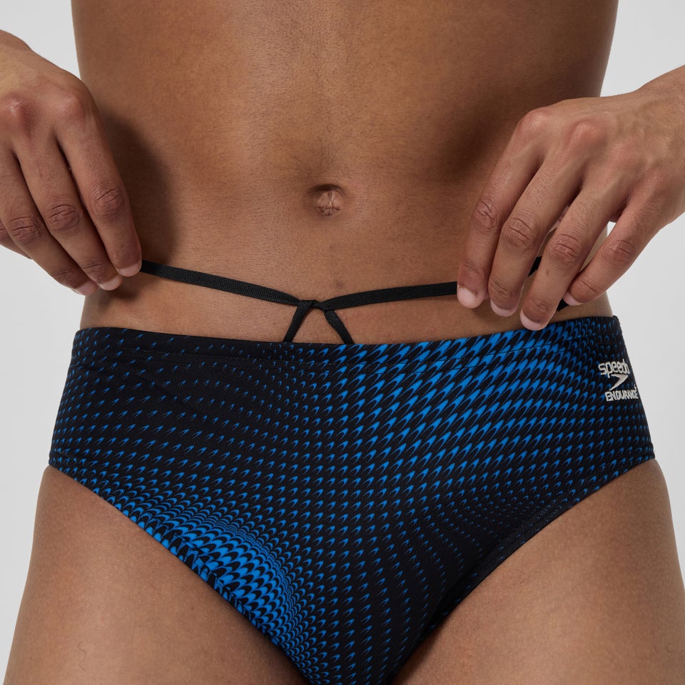 Caleçon noir/bleu pour hommes Flow