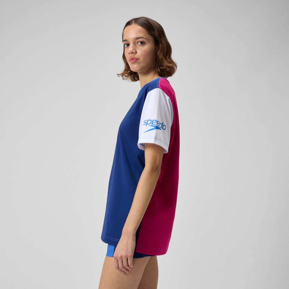Women's Colorblock Vibe Tee Navy/Purple
