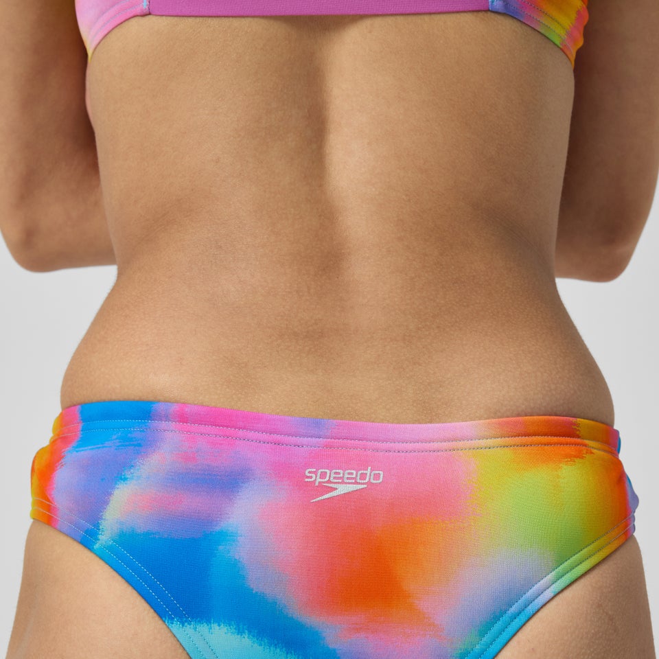 Women's Printed Hipster Bikini Bottoms Blue/Pink