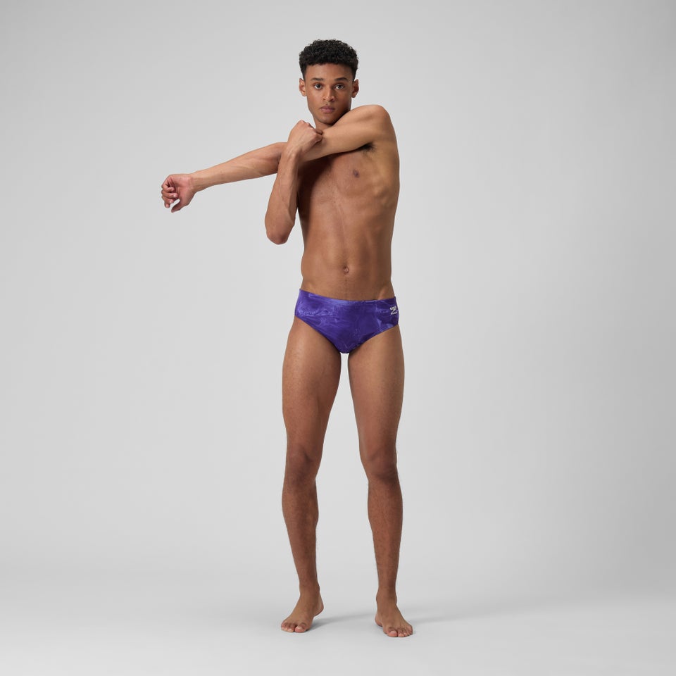 Caleçon boxeur ajusté boxeur ajusté Lunar Storm pour hommes, violet