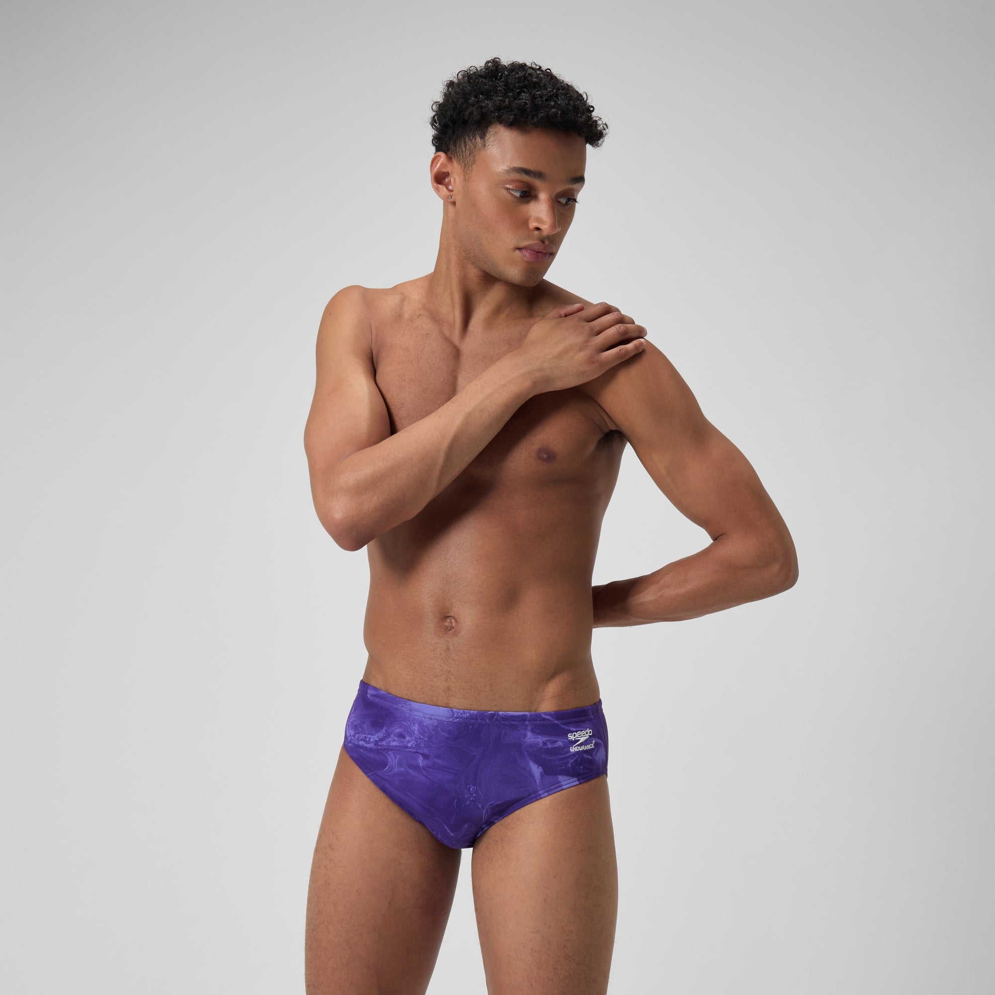 Men's Lunar Storm Brief Purple | Speedo USA