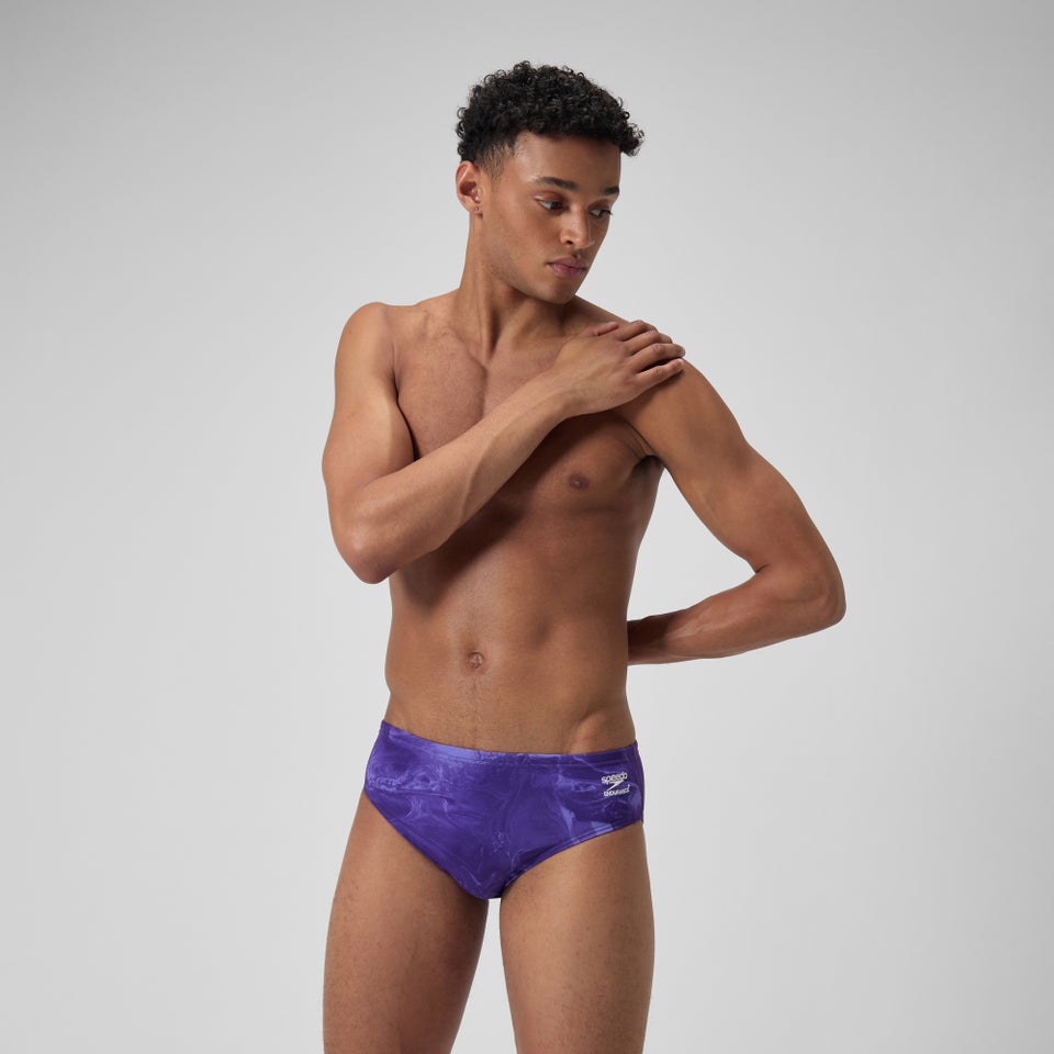 Caleçon boxeur ajusté boxeur ajusté Lunar Storm pour hommes, violet