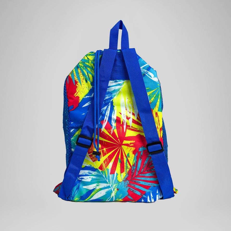 Printed Deluxe Ventilator Mesh Bag Blue