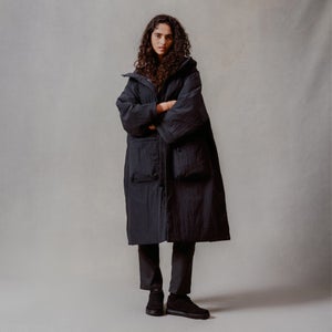 Unisex Corner Changing Robe - Black - S