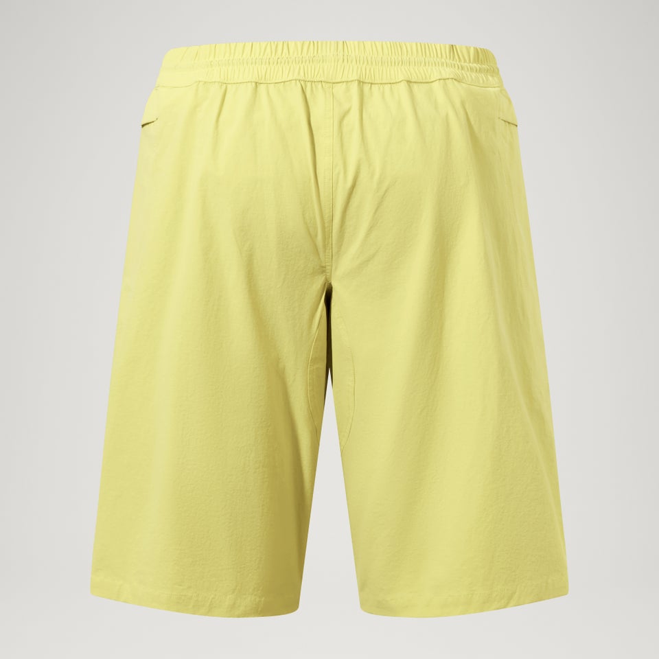 Unisex Corner Shorts (With Liner) - Celery