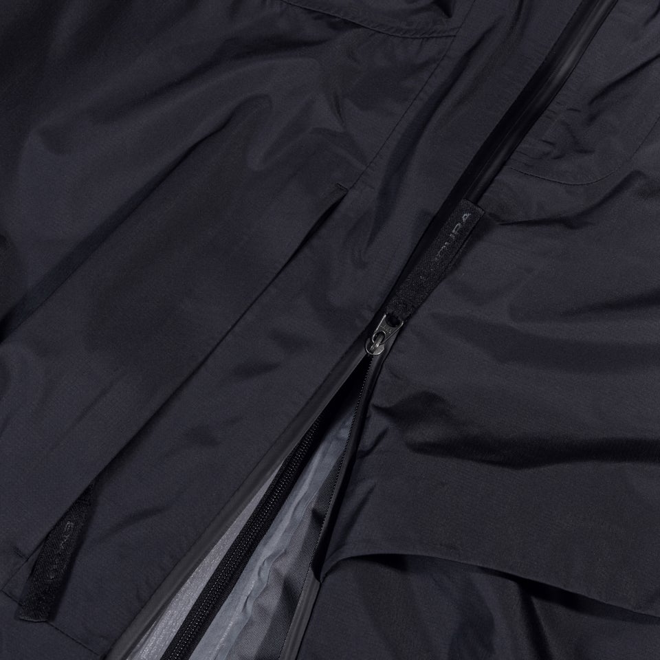 Unisex Corner Waterproof Jacket - Black