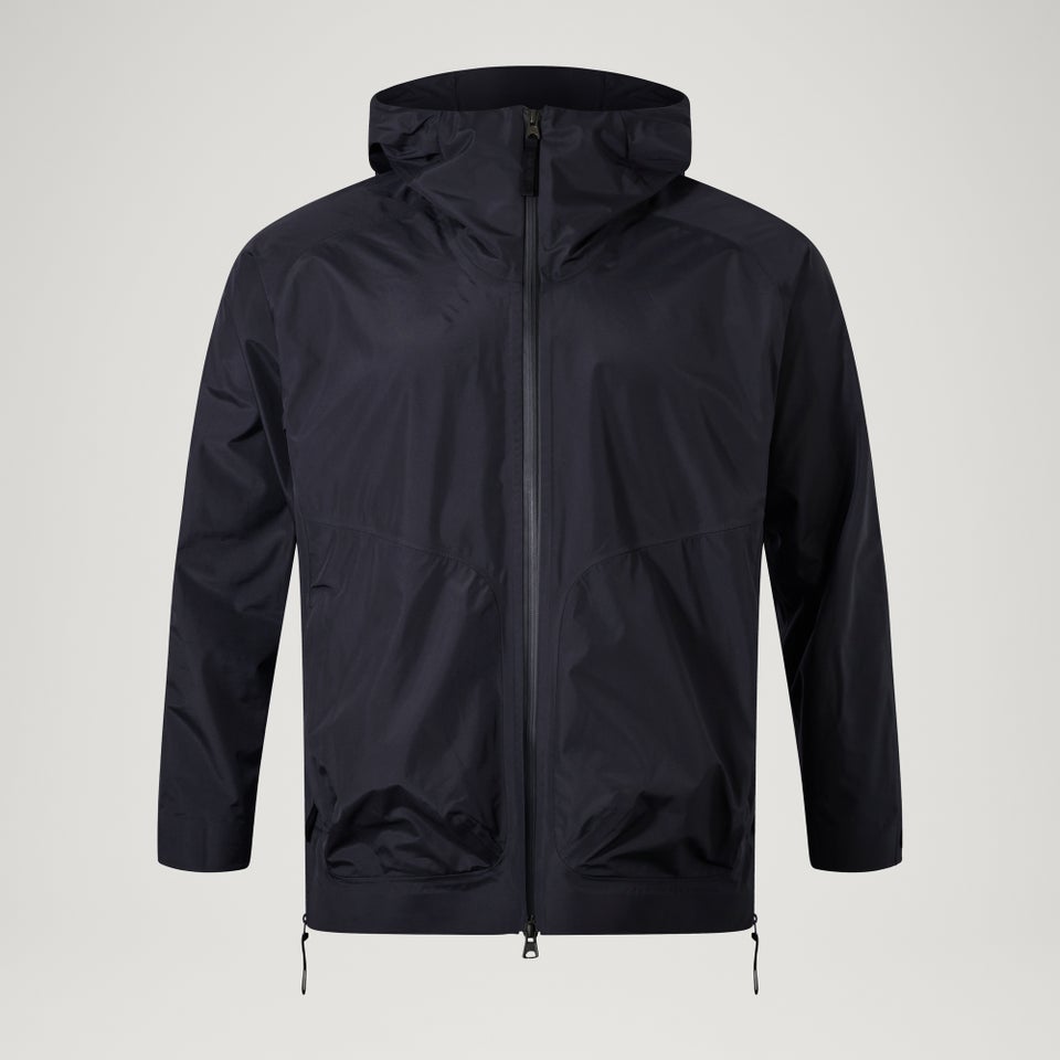 Unisex Corner Waterproof Jacket - Black