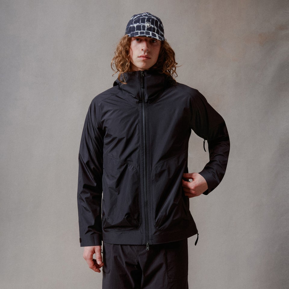Unisex Corner Waterproof Jacket - Black