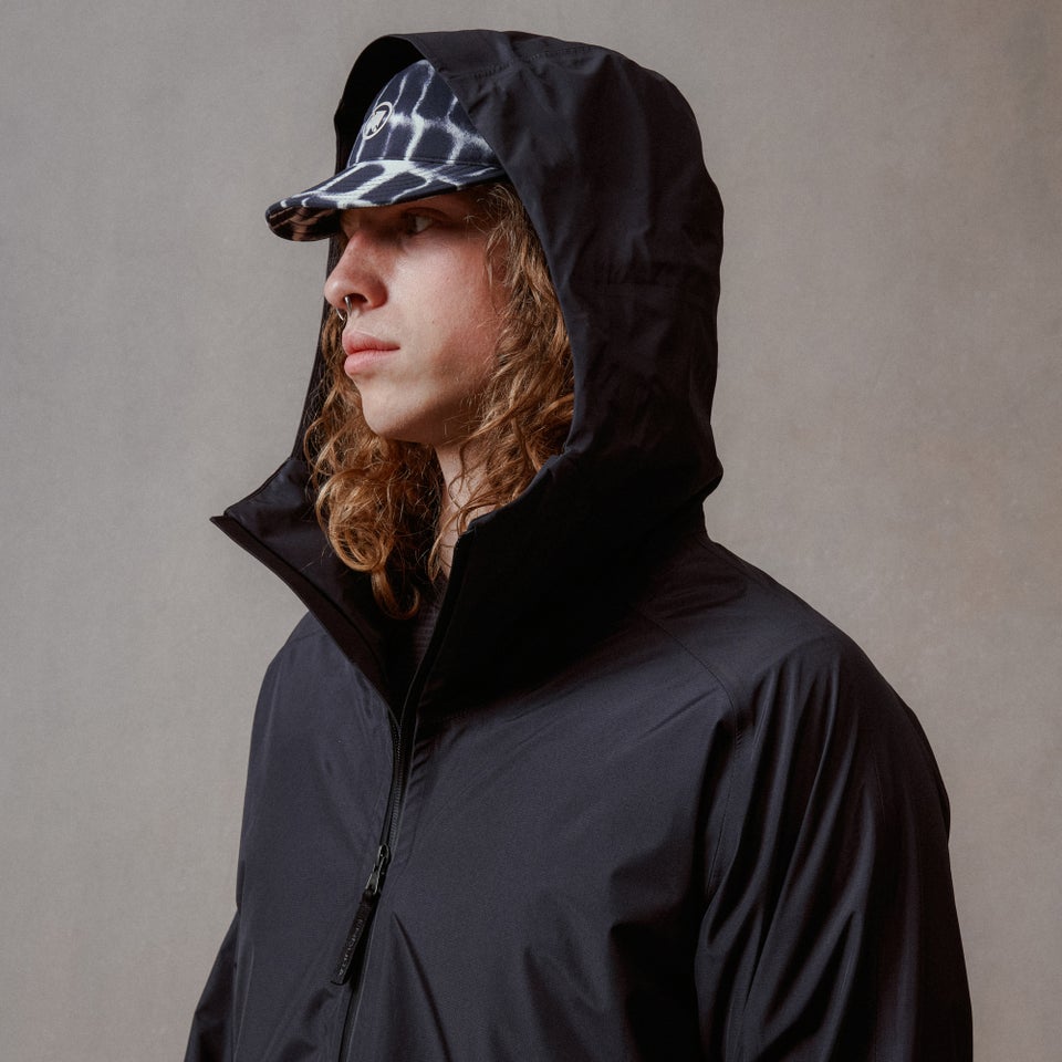 Unisex Corner Waterproof Jacket - Black