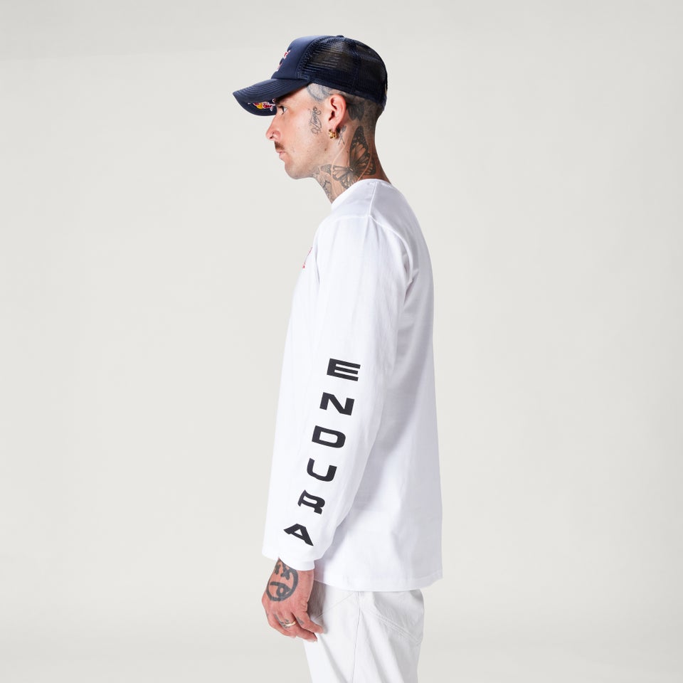 Unisex Kriss Kyle Long-Sleeve Tee - White