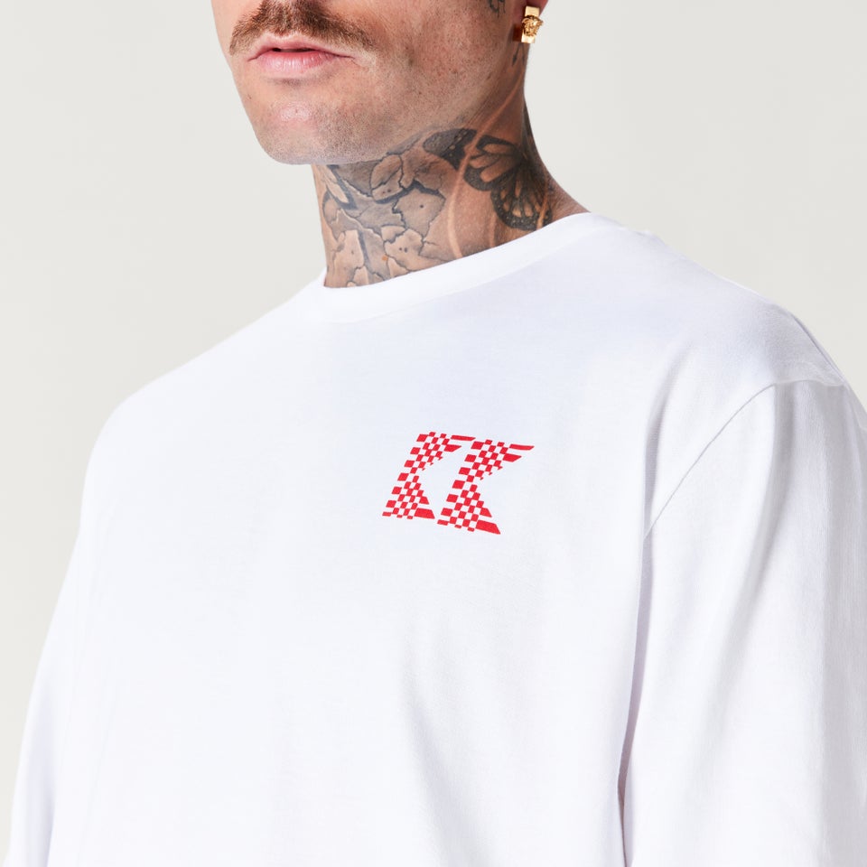 Unisex Kriss Kyle Long-Sleeve Tee - White