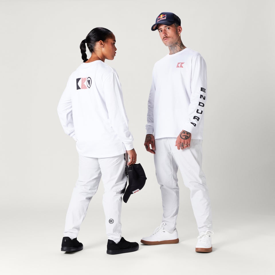 Unisex Kriss Kyle Long-Sleeve Tee - Black/White