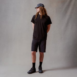 Unisex Corner Shorts (With Liner) - Black