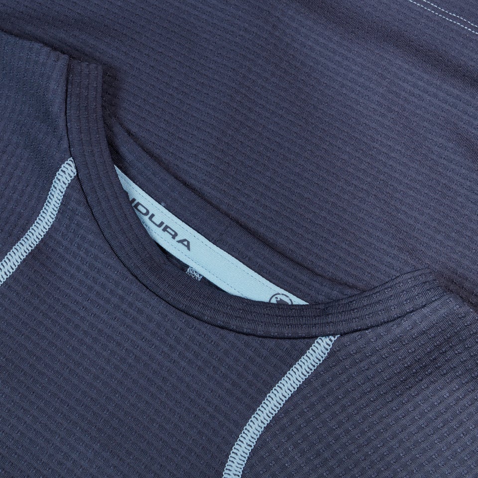 Unisex Corner L/S Tee - Ombre Blue