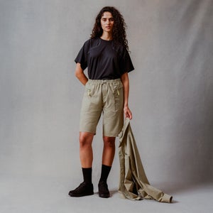 Unisex Corner Shorts (With Liner) - Silver Sage - M