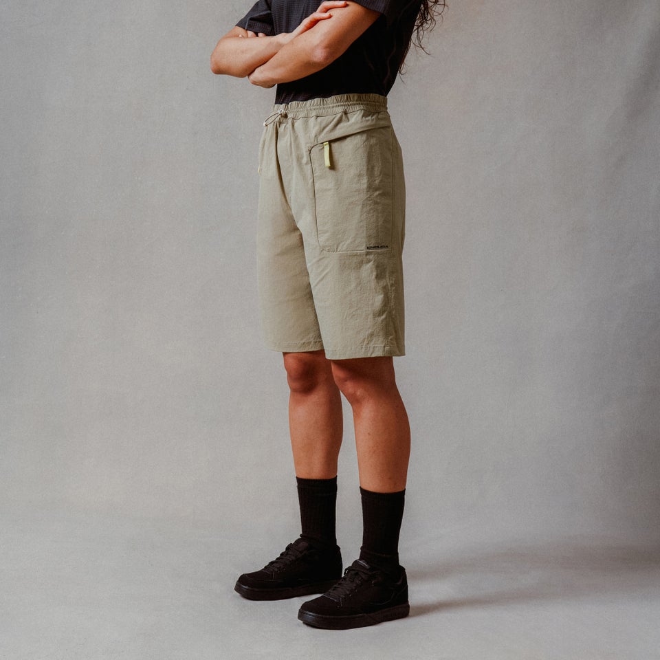 Unisex Corner Shorts (With Liner) - Silver Sage