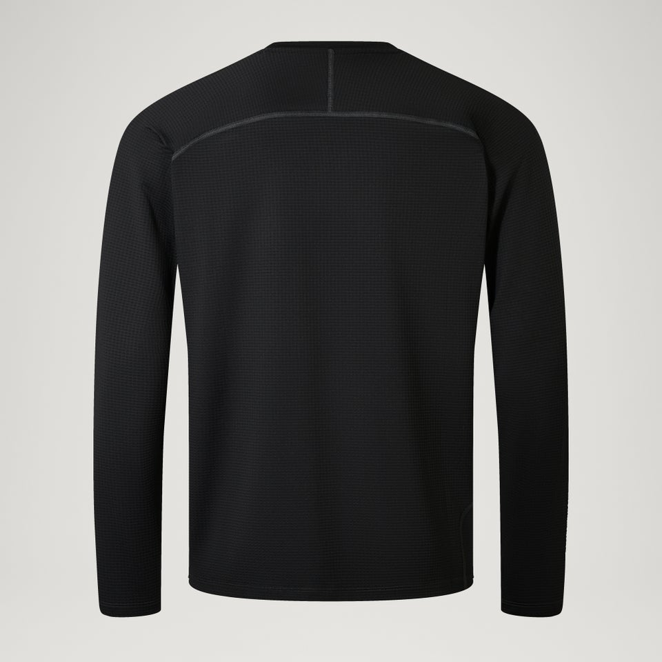 Unisex Corner L/S Tee - Black