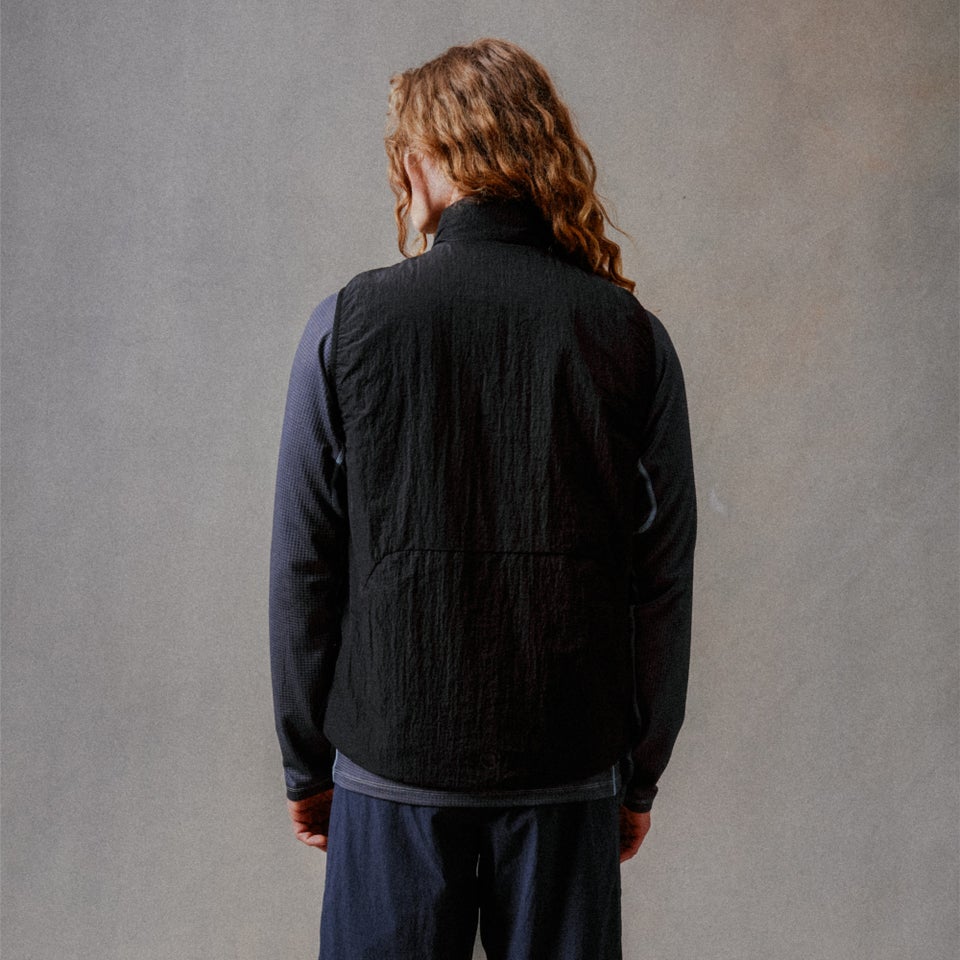 Unisex Corner-Weste Schwarz