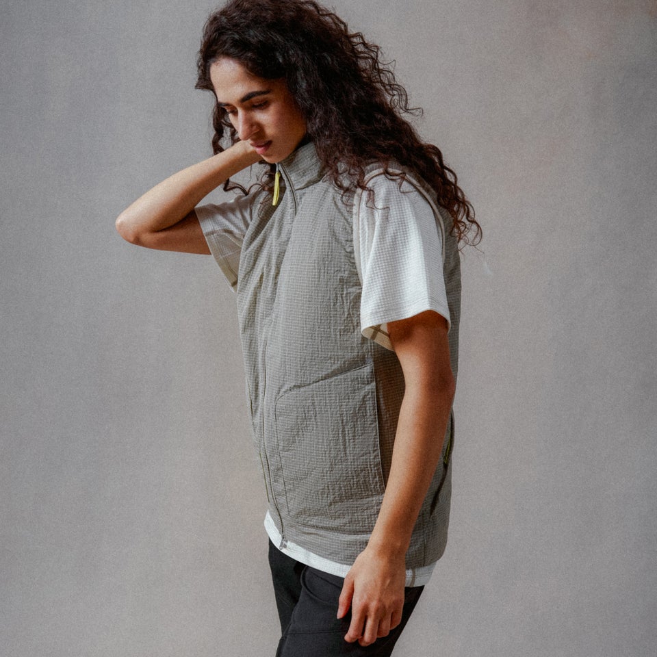 Unisex Corner-Weste Französische Eiche