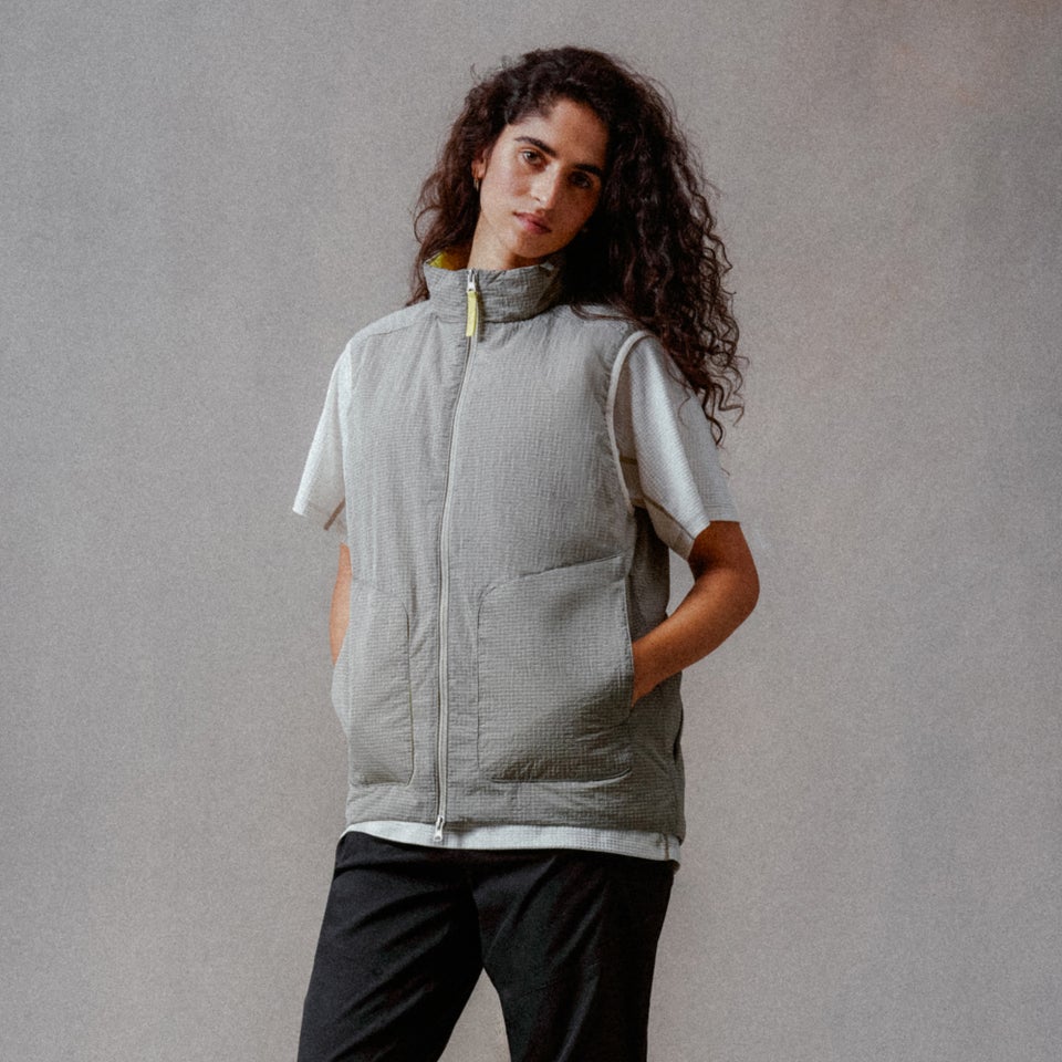 Unisex Corner Gilet - French Oak