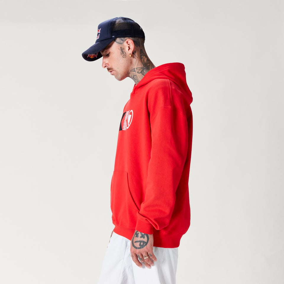 Unisex Kriss Kyle Box Hoodie - Red