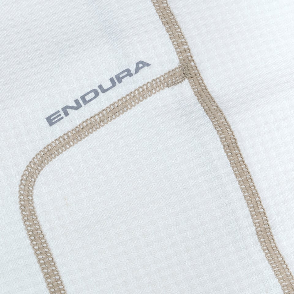 Unisex Kurzarm-Corner-Shirt Weiß