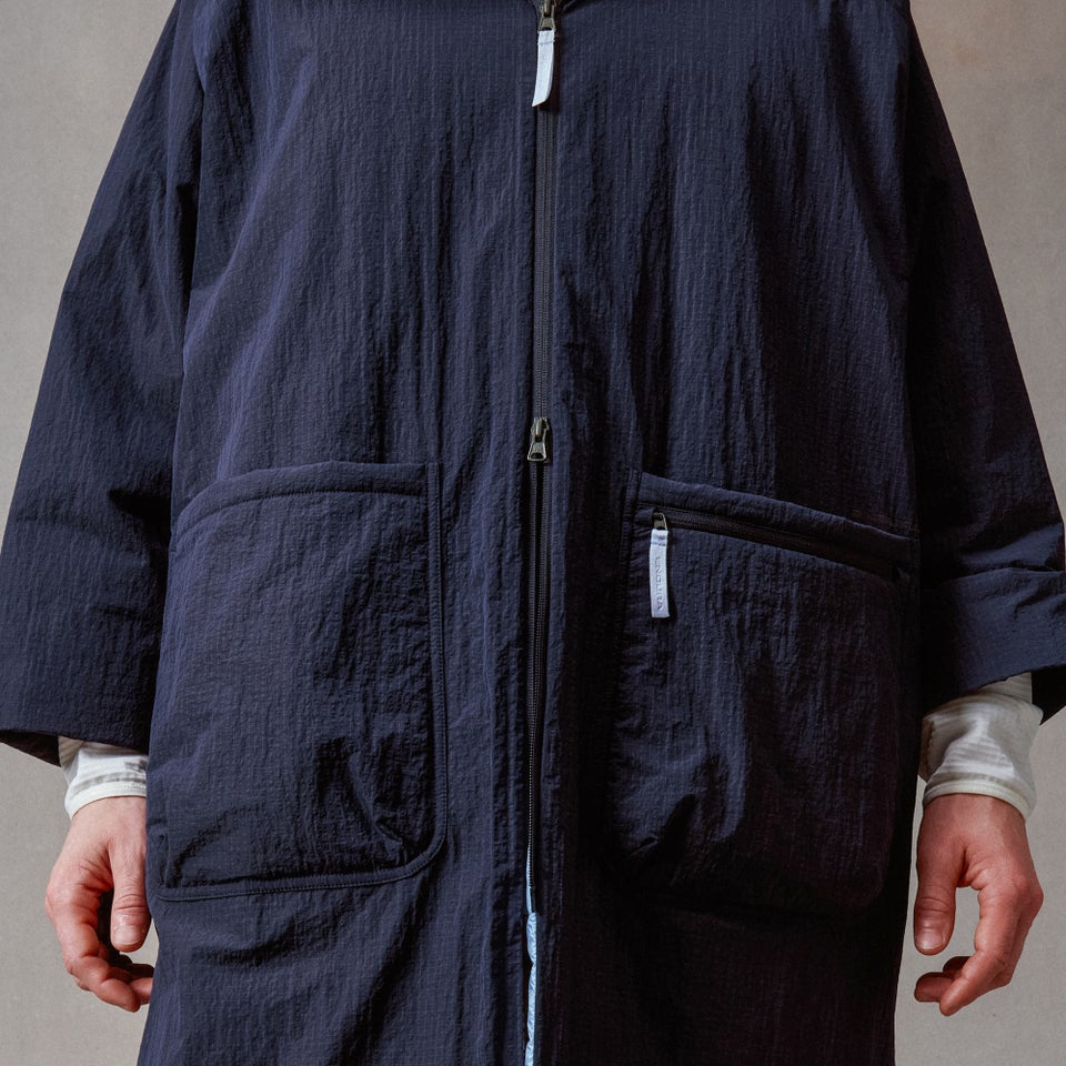 Unisex Corner Changing Robe - Blueberry