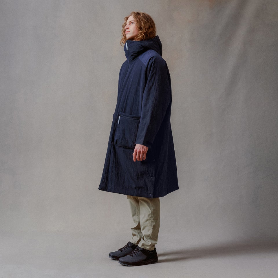 Unisex Corner Changing Robe - Blueberry