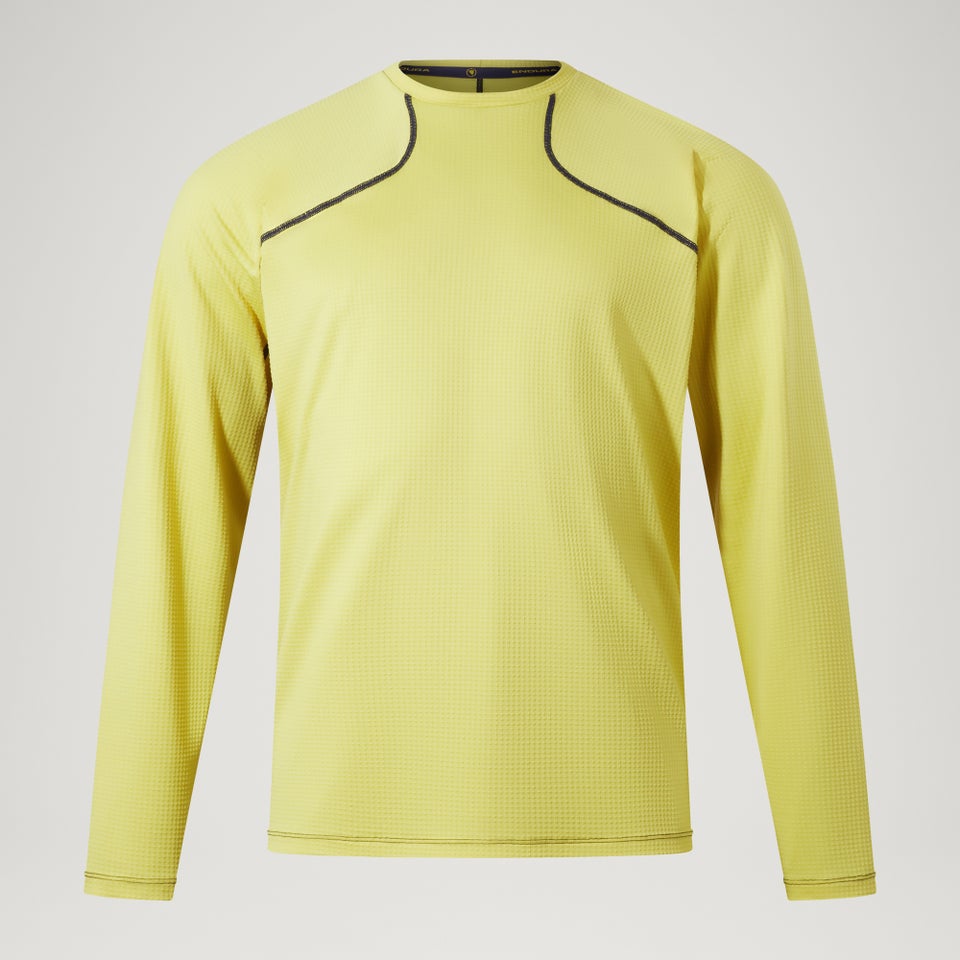 Unisex Corner L/S Tee - Celery