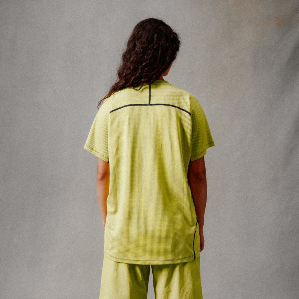 Unisex Corner S/S Tee - Celery