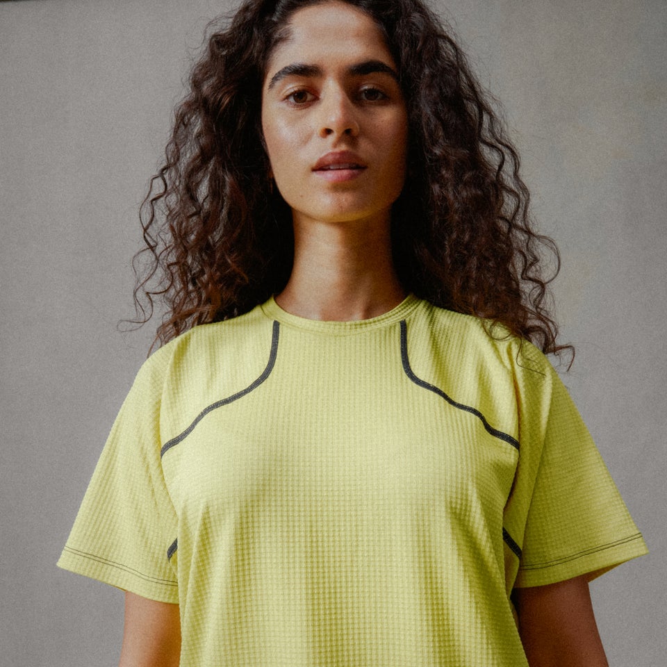 Unisex Corner S/S Tee - Celery