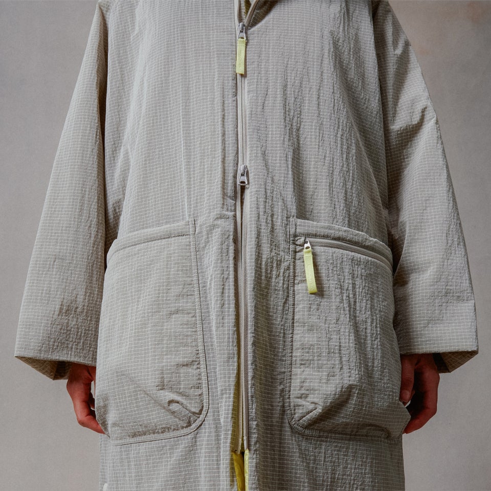 Unisex Corner Changing Robe - French Oak