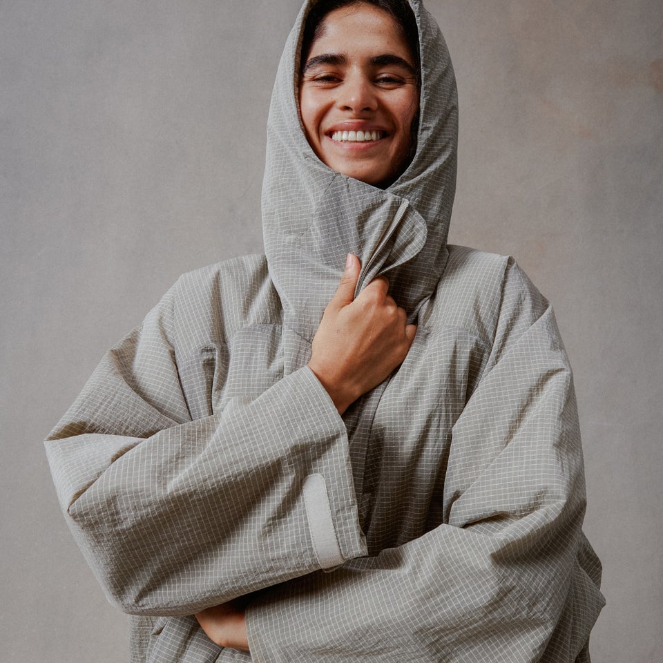 Unisex Corner Changing Robe - French Oak