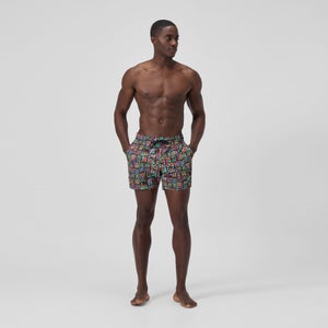 Maillot de bain à motif imprimé Rondo Edge 16 po pour hommes, multicolore
