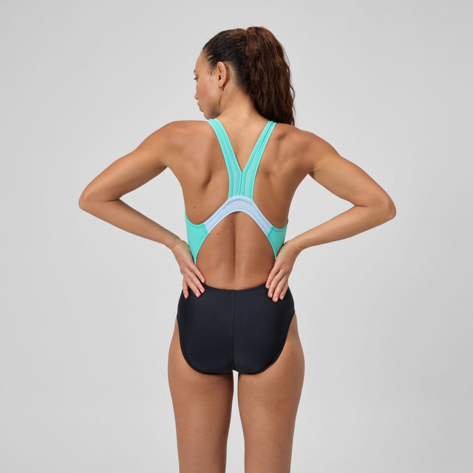 Monopièce Quantum Fusion Splice pour femmes, bleu