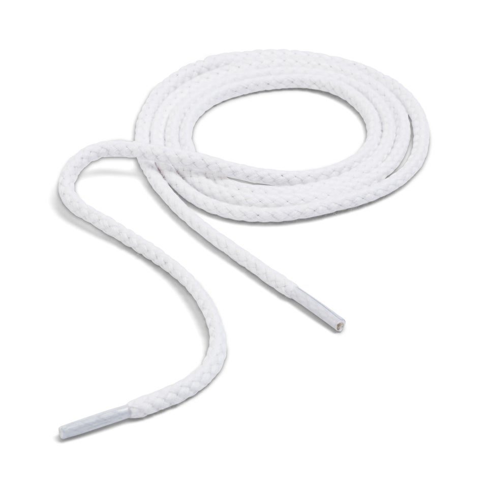 Adult Unisex Cotton Laces White