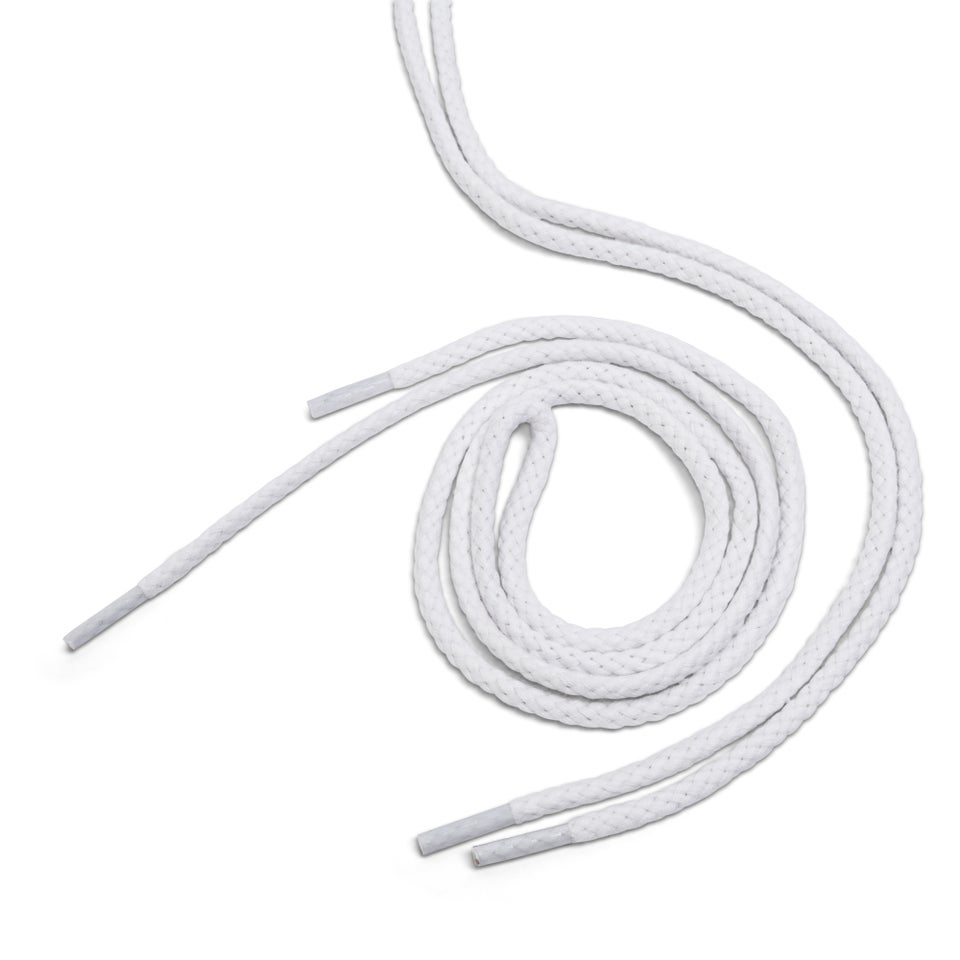 Junior Unisex Cotton Laces White