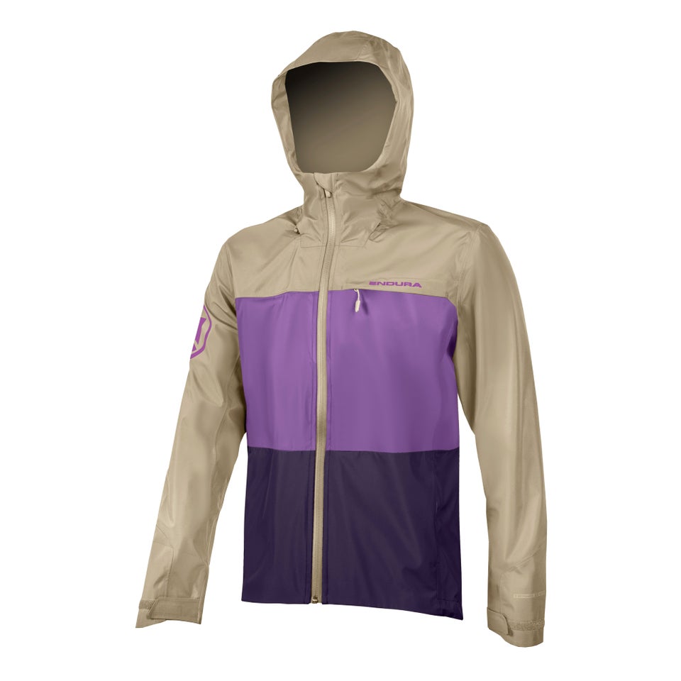 Men's SingleTrack Waterproof Jacket II - Mushroom