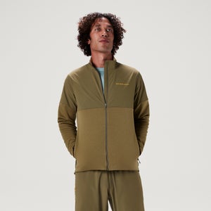 Men's SingleTrack Thermal Full Zip - Tweed Green