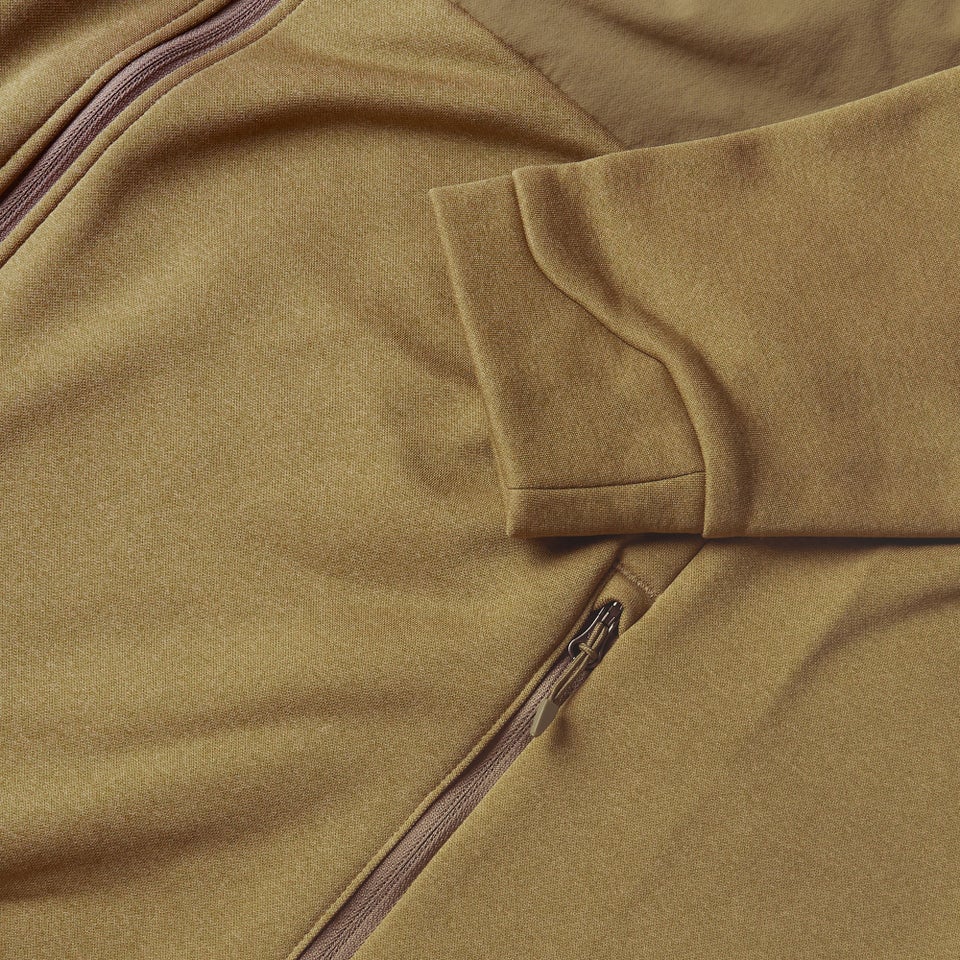 Men's SingleTrack Thermal Full Zip - Tweed Green