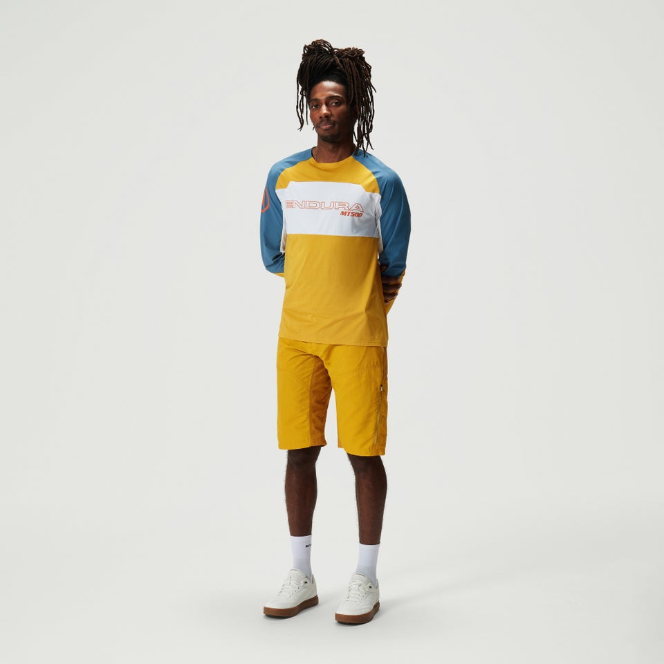 Men's Hummvee Shorts (With Liner) - Mustard Yellow